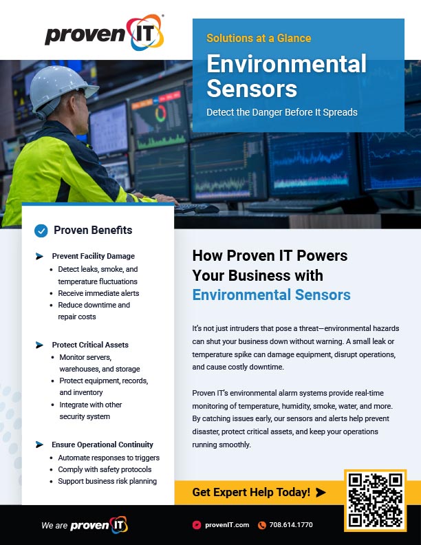 Environmental Sensors Flyer | Proven IT