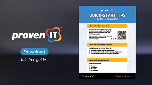 Image with Copilot Quick-Start Tips Guide showing a download button.
