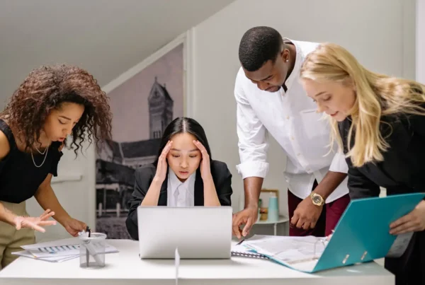 A corporate team experiencing security concerns with Microsoft Copilot.