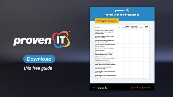Image with Technology Roadmap Guide showing a download button.