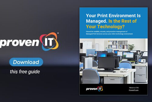 Image with Simplifying Your Technology Environment Guide showing a download button.